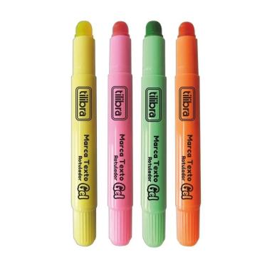 Imagem de Marca Texto Gel Tilibra - Ek-680 Kit C- 4 Cores