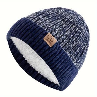 Imagem de Gorro De Inverno - Forro, à Prova De Vento & Aquecedor De Orelhas Azul-marinho