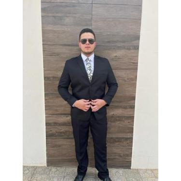 Imagem de Terno slim Preto - Elegante ternos , 54