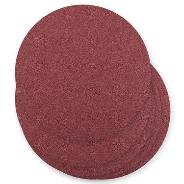 Imagem de Utoolmart – Disco de lixamento PSA de 20 cm, sem furos, de óxido de alumínio, adesivo abrasivo, lixa de lixa, ferramenta de polimento de lixa para veículos de hardware, UT191105S-0090, 5pcs, 80#