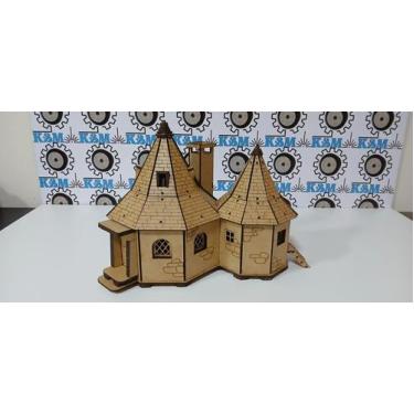 Imagem de Mini Casa Do Hagrid - Harry Potter Quebra-cabeça Mdf - KM ARTY