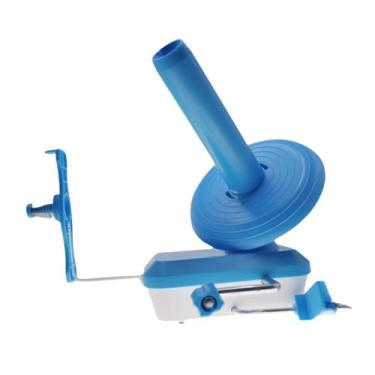 Imagem de rockible Enrolador de fio manual, enrolador de lã, ferramenta prática para armazenamento de fios de tricô, suporte para linha de crochê, máquina de enrolamento