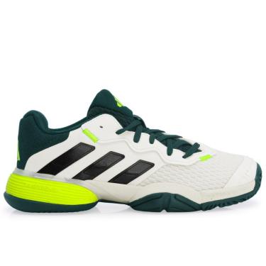 Imagem de Tênis Adidas Barricade Junior - All Court - Branco Preto e Verde-35