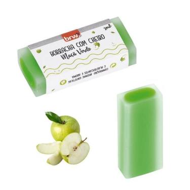 Imagem de Borracha Transparente de Frutas com Cheirinho - BRW, Maçã Verde