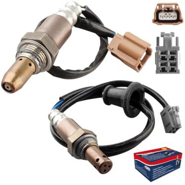 Imagem de DrCax 2 peças 234-9133 234-4905 Sensor de oxigênio O2 Upstream downstream Proporção de combustível de ar aquecido compatível com Nissan Altima 2013-2017 exceto Calif. 2,5L L4 Substituir 226933TA0B