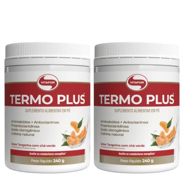 Imagem de Kit 2 Termo Plus 240G Tangerina E Chá Verde Vitafor