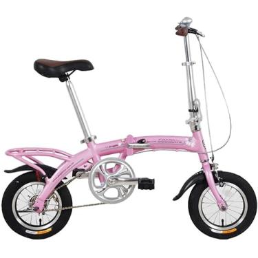Imagem de Bicicleta Dobrável Bicicleta De 12 Polegadas Bicicleta Dobrável Leve Mini Bicicleta Dobrável Pedais Bicicleta Para Bicicletas De Conforto De Estudante Adulto Adequadas Para Ambientes, D