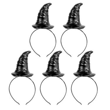 Imagem de 5 Tiaras Bruxinha Carnaval Festa Fantasia Dia das Bruxas Halloween Adulto e Infantil