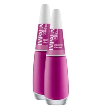 Imagem de Kit 2 Esmalte Impala Cremeso Querer 7,5ml