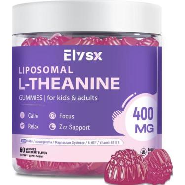 Imagem de Suplemento de gomas lipossomais de L-teanina Elysx 400 mg 60 unidades