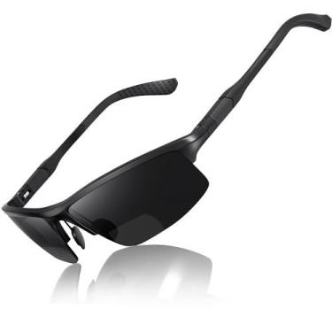 Imagem de Óculos de sol de leitura bifocal SKYOAK Sports Men UV400 Black 1.5