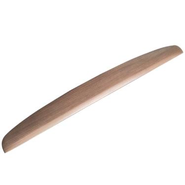 Imagem de Leeogench Capa de painel Real Wood Prime para 2024 Refresh Tesla Highland Model 3 Acessórios Luxuosos Kit de envoltório de decoração de interiores de madeira selecionada à mão Acabamento de poros