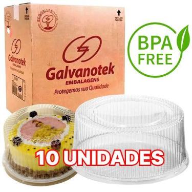 Imagem de 10 Un Embalagem Para Torta, Bolo, Pudim Alta 2,0kg G 56ma - Galvanotek