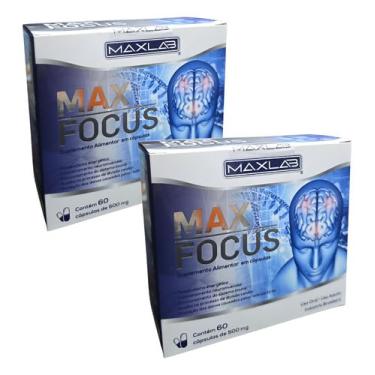 Imagem de Kit 2 Max Focus 60 Cápsulas Com Fosfatidilserina Maxlab