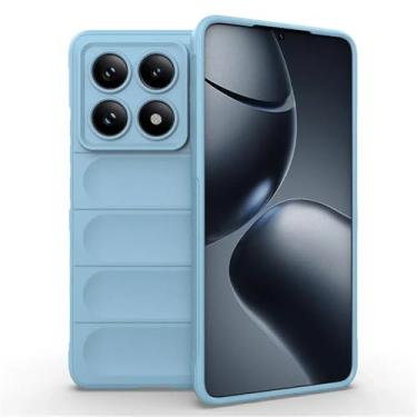 Imagem de Capa macia para celular com absorção de choque, adequada para Xiaomi Note 14 13 12 Pro Plus 5G 4G 14T 14T Pro 13C, azul celeste, para Note 14 Pro 5G