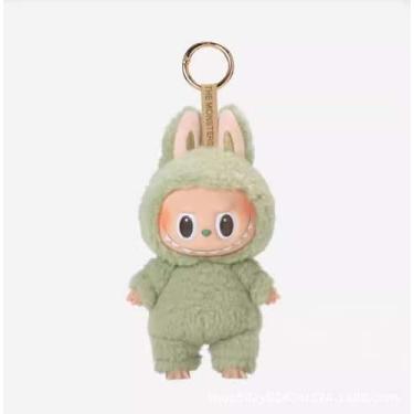 Imagem de POPMART Labubu Uvas Verdes Heartbeat Figura Colecionável de Vinil - Gu