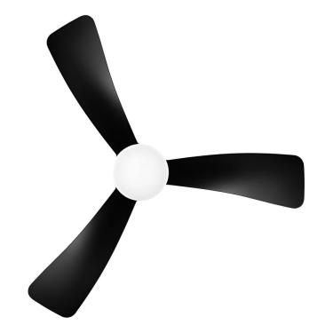 Imagem de Ventilador Teto C/ Led E Controle 3 Pas Black Silence Elgin