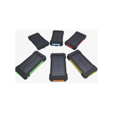 Imagem de Carregador de bateria solar portátil 20000mAh à prova d`água