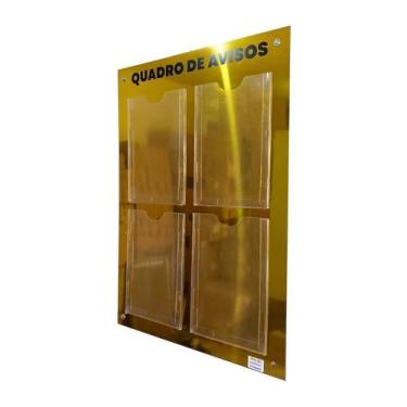 Imagem de Quadro Aviso Gestão Á Vista Mural Informativo Recado Lembrete Porta Fo
