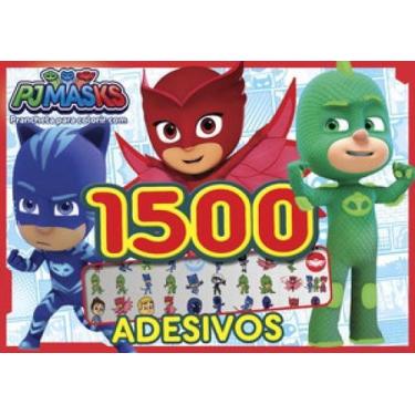 Imagem de Livro - PJ Mask - Prancheta para colorir com 1500 adesivos