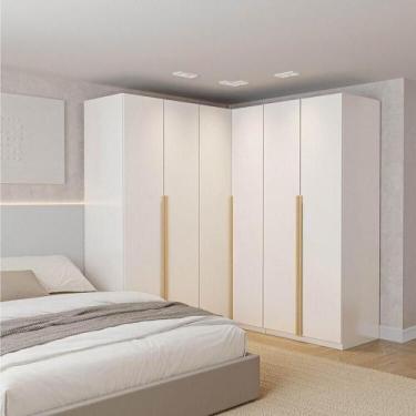 Imagem de Guarda-Roupa Modulado 3 Peças 6 Portas Jade CabeCasa MadeiraMadeira Br