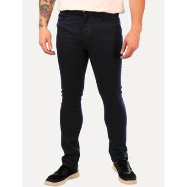 Imagem de Calça Aramis Jeans Masculina Slim Stretch Dark Blue Azul Escuro-Masculino