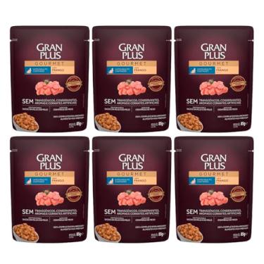 Imagem de Granplus Sachê Gatos Castrados Sabor Frango 85g 6 Unidades