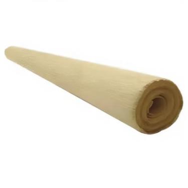 Imagem de Papel Crepom em Rolo, 48cm x 2m, Kit com 10 Unidades, Varias Cores Disponíveis (Champagne)