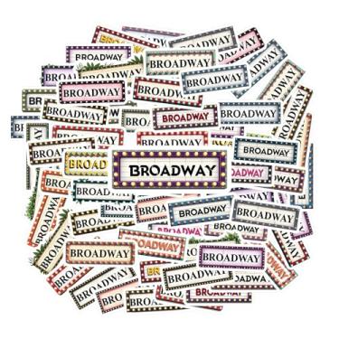 Imagem de 35 peças Broadway Theater Showbiz Performance Musical Papelaria Adesivos Musicais Adesivos de Desempenho Artístico Decalques para DIY Telefone Guitarra Laptop Notebook Mala Copo Guitarra Diy Skate