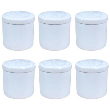 Imagem de Kit de Potes de Porcelana para Higiene e Condimentos - 250ml - Antilop