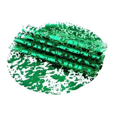 Imagem de Jogo americano verde de Natal, jogo americano verde, decorações de mesa para festa, casamento, jogo americano descartável, jogo americano de papel alumínio prensado de malha redonda para jantar