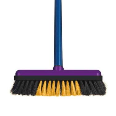 Imagem de Vassoura Extra Macia Para Pisos Delicados - Cerdas Extra Macias - Com Cabo