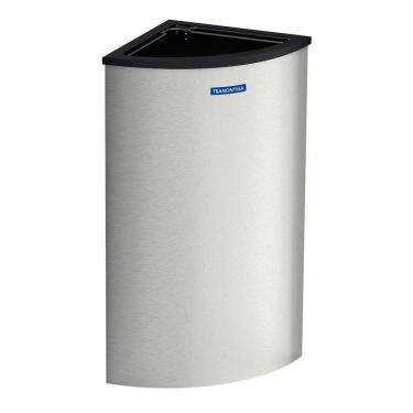 Imagem de Lixeira Tramontina Abruzzo Inox Acabamento Acetinado 110 L Tramontina