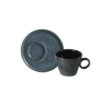 Imagem de Conjunto com 6 Xícaras de Chá Neo com Pires Neo Night Sky 210ml