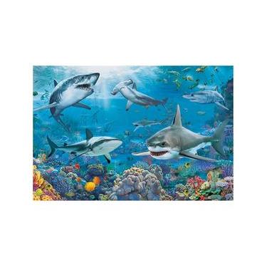 Imagem de Quebra-cabeça 150 peças Tubarões