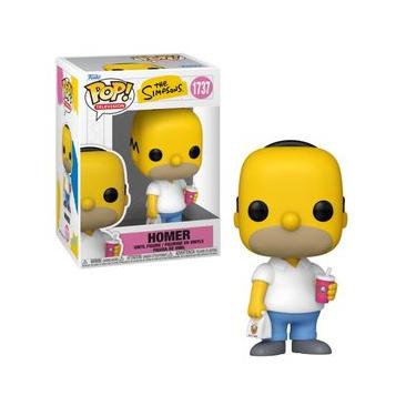 Imagem de Boneco Funko Pop! Os Simpsons - Homer com Krusty Burger