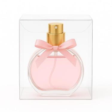 Imagem de 20 Caixas acetato 10x10x7 transparente cristal 0,21 mm - Carraschi emb