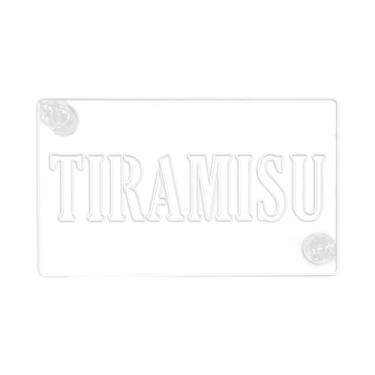 Imagem de ＫＬＫＣＭＳ Molde de acrílico para decoração de e biscoitos, ferramenta criativa para confeitaria, ideal para cafeterias, casamentos, aniversários e outros, Tiramisu