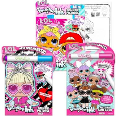 Imagem de LOL Surprise Imagine Ink Coloring Super Set - Bundle with 3 Imagine Ink Mess-Free Coloring Books for Kids with Games | LOL Surprise Party Favors and Activities