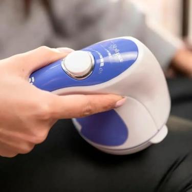 Imagem de Drenagem Linfática Massageador Elétrico Portátil Roxo 110V – Aparelho Relaxante, Design Ergonômico, Anti-Celulite, Massagem Corporal e Estética em Casa