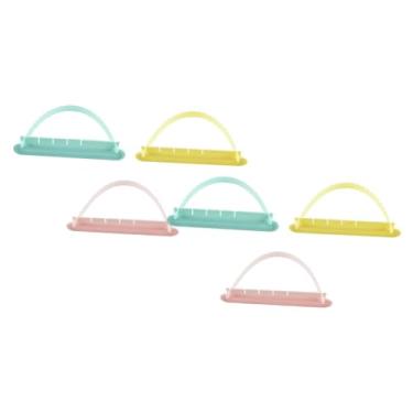 Imagem de IEUDNS Conjunto de 6 réguas em arco para decoração de, essenciais e fáceis de usar, perfeitas para confeitaria caseira. Marcações nítidas e