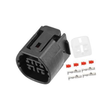 Imagem de VekAuto 1 conjunto de 4 pinos No.9098011964 Alternador conector adaptador plugue clipe de substituição para Toyota Auto Accessories