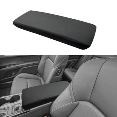 Imagem de POSAID Capa de apoio de braço para console central para Toyota Camry 2025 (XSE/XLE/SE/LE) capa de apoio de braço de couro para acessórios Toyota Camry 2025, acabamento preto