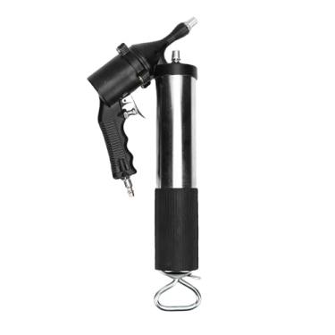 Imagem de RiToEasysports Ferramenta Pneumática para Graxa, Alumínio de Alta Resistência Com Pressão de 6.000 PSI, Punho Ergonômico para Carros e Máquinas, Inclui Mangueira Flexível e Bico para áreas de