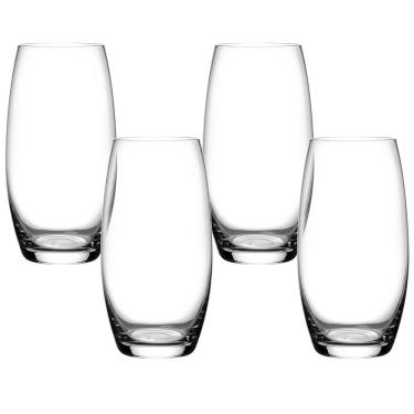 Imagem de Jogo de Copo de Cristal Transparente Versat Long Drink 520ml 4 peça - Seu Lar