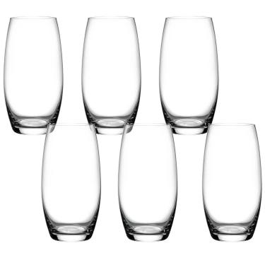 Imagem de Jogo de Copo de Cristal Transparente Versat Long Drink 520ml 6 peças - Seu Lar