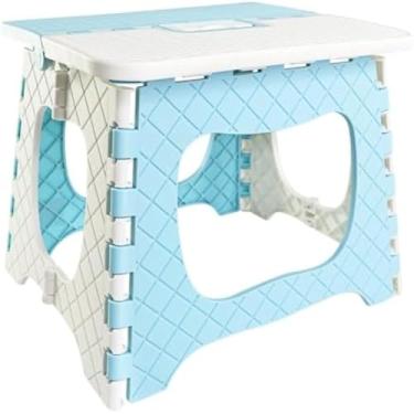 Imagem de Banquinho infantil, compacto, resistente, com alca para transportar facil, dobravel, cores sortidas, leve e divertido, portatil