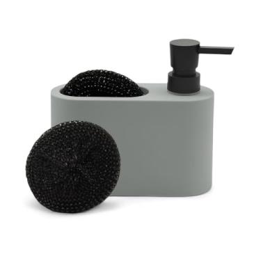 Imagem de Acqua Clean Pump – Dispenser para Detergente com Organizador de Esponja 300ml