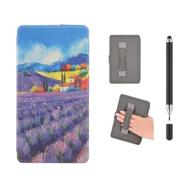 Imagem de Akacy Capa de TPU leve com estampa pintada com alça de pulso para Kindle Paperwhite 6.0 (Geração 2022/2024, números de modelo C2V2L3 e RS23CV), com despertar/hibernar automático (25)