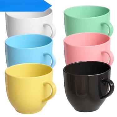 Imagem de Xicaras De Café Chá Porcelana Chicara Xicara(Xicara Coloridas 3 un)